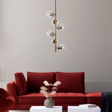 Boden - Lampe suspendue moderne avec sphères en verre