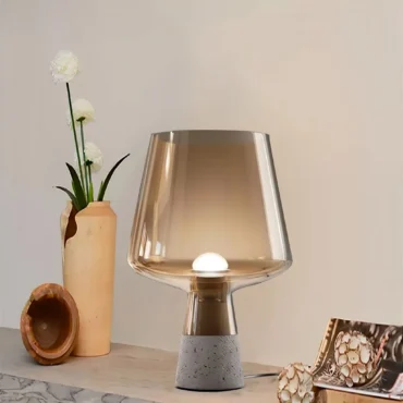 Lampe de table Århus - Luminaires scandinaves en pierre et verre