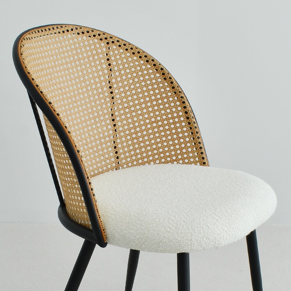 Cassia B22 – Modern Chair with Rattan Backrest - Image 5