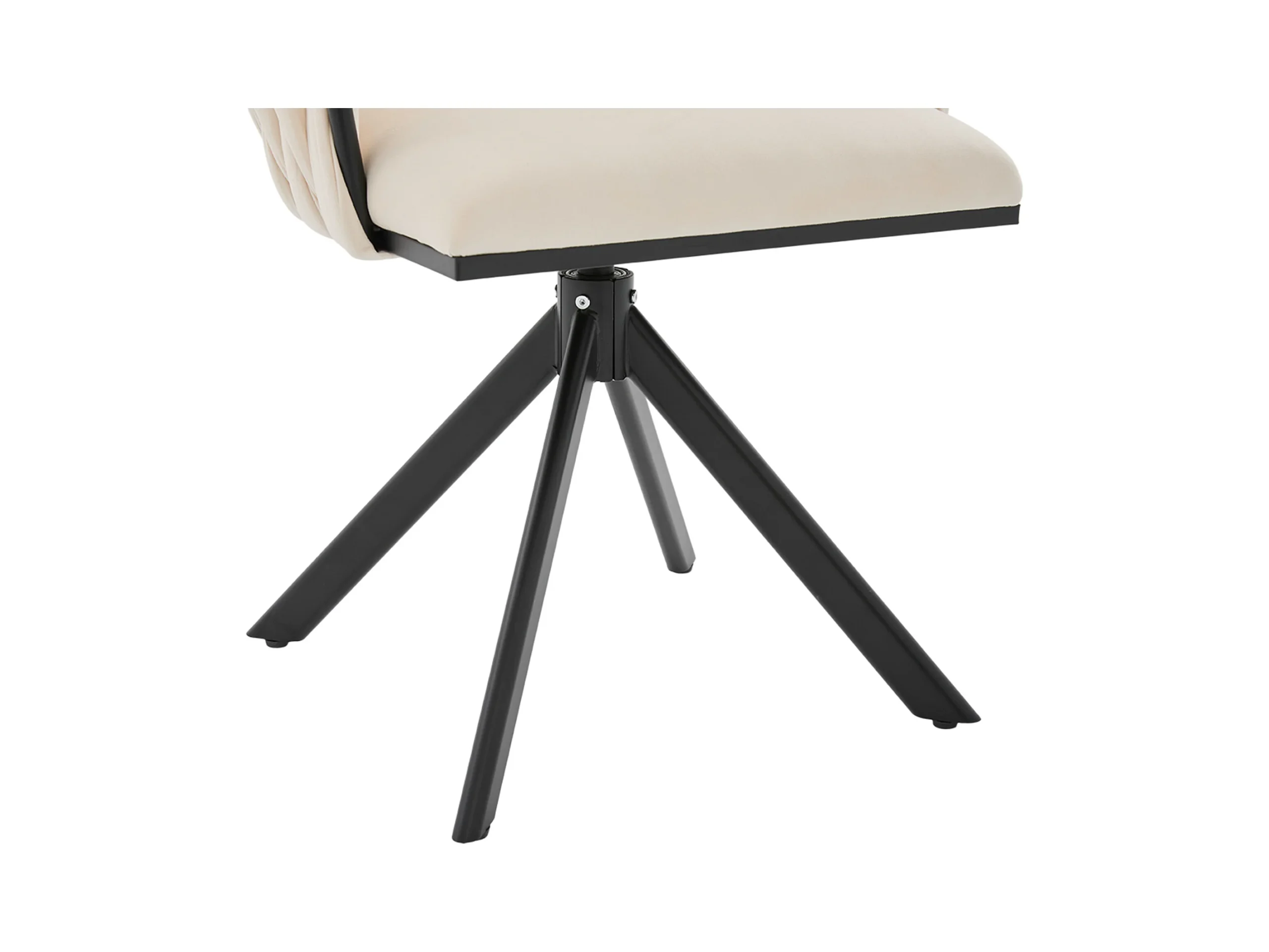Kungsbacka Beige – 180° Swivel Dining Chair in Luxurious Velvet – Image 8