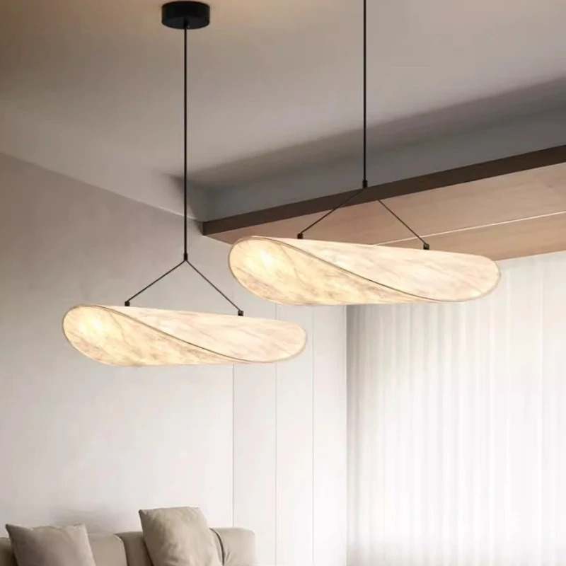 Plafonnier Oslo - Suspension en soie avec télécommande