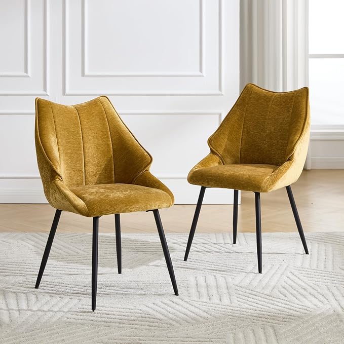 Skanör Mustard Dining Chair – Image 3