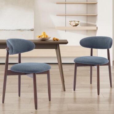 Chaise de salle à manger bleue Ringsted