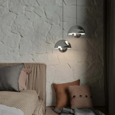 Helsinki Chrome - Lampe suspendue design vintage