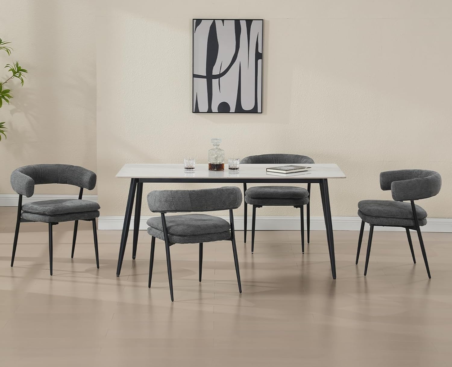 Djursholm Grey Dining Chair – 2 Pack – Image 2