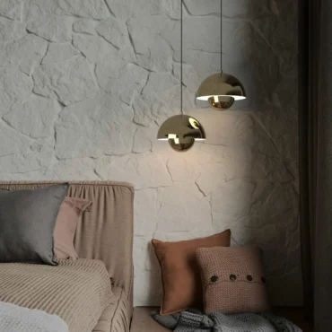 Helsinki Gold - Lampe suspendue design vintage