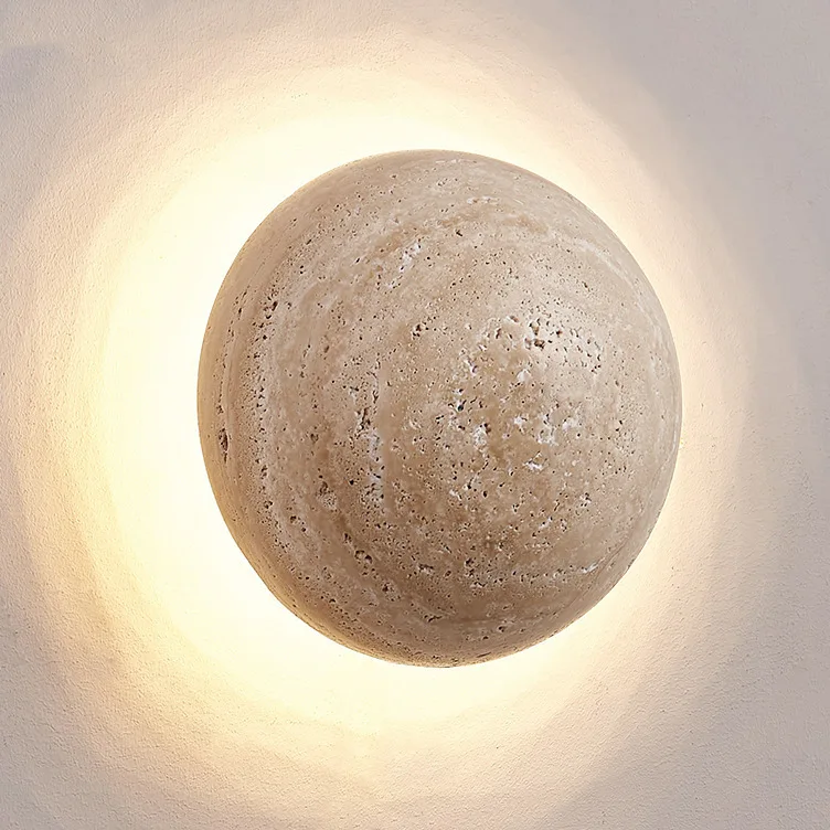 Gjøvik – Nordic Natural Travertine Wall Light – Image 4