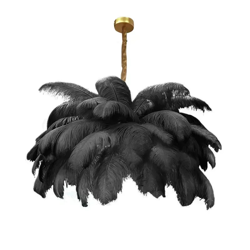 Uppsala Ceiling Lamp – Feather Pendant Light – Image 6