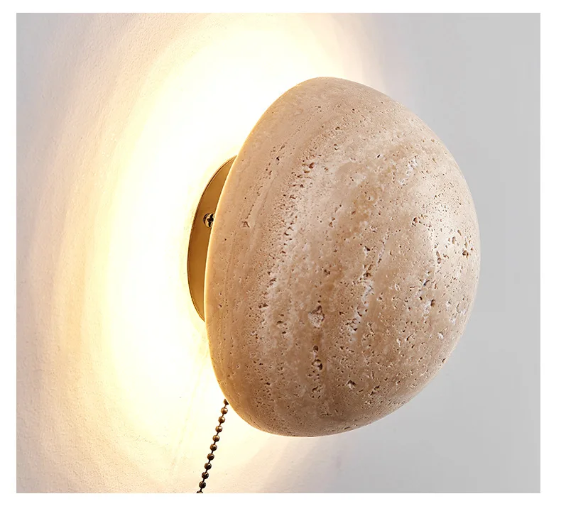 Gjøvik – Nordic Natural Travertine Wall Light – Image 5