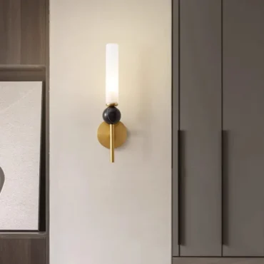 Sigtuna - Lampe murale de luxe en marbre et cuivre