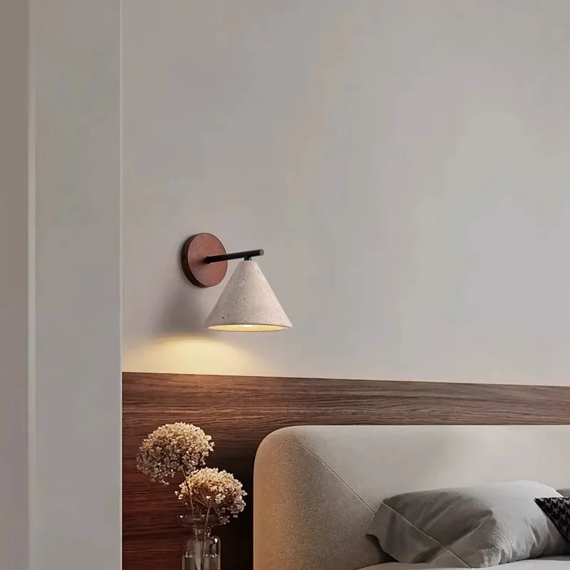 Leksvik – Vintage Travertine Wall Lamp – Image 4