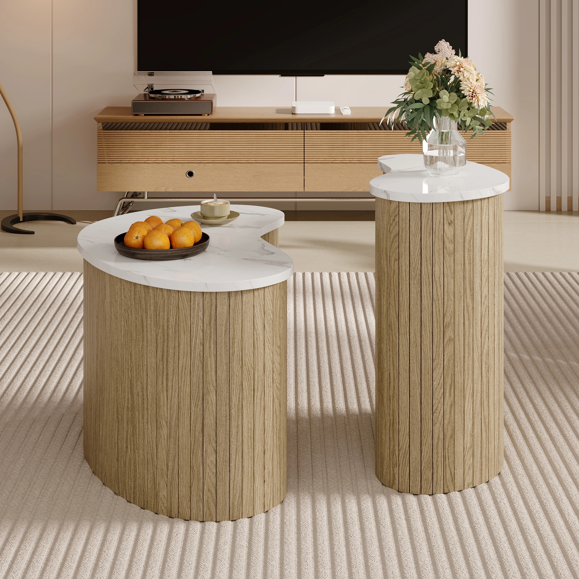 Sipora Coffee Table Set – Scandinavian Design – Image 5